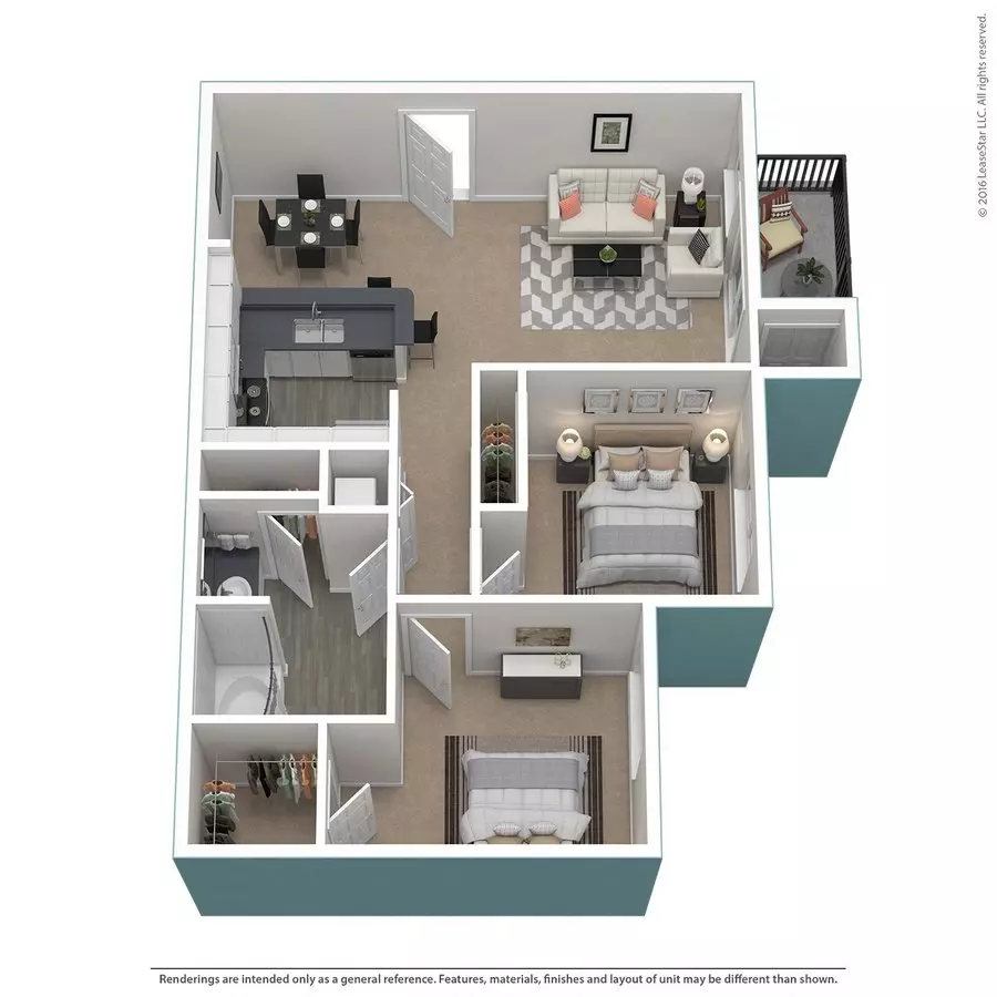 Unit 1234 512 floor plan
