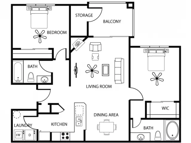 Unit 21026837 174C floor plan