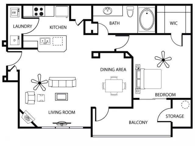 Unit 1083 1083 floor plan