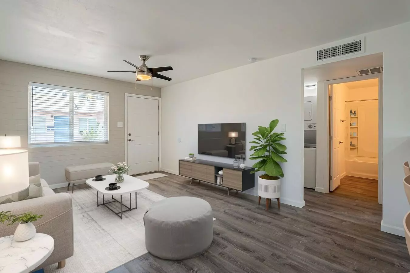 Renovated open floorplan