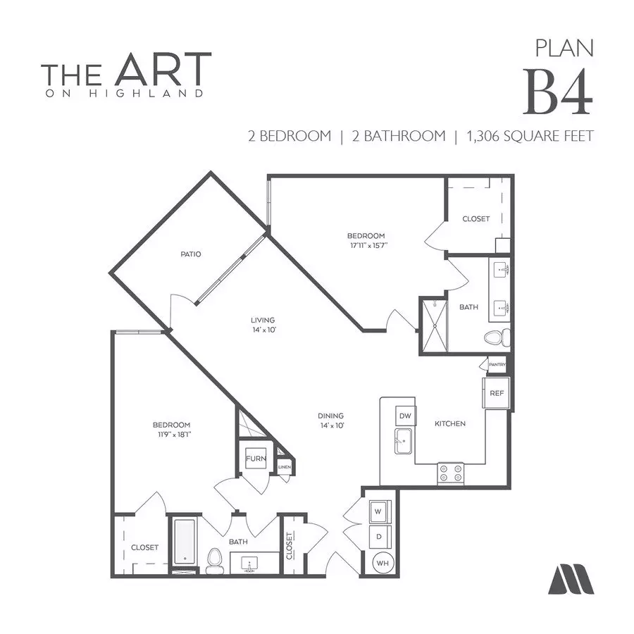 Unit 1106 1106 floor plan