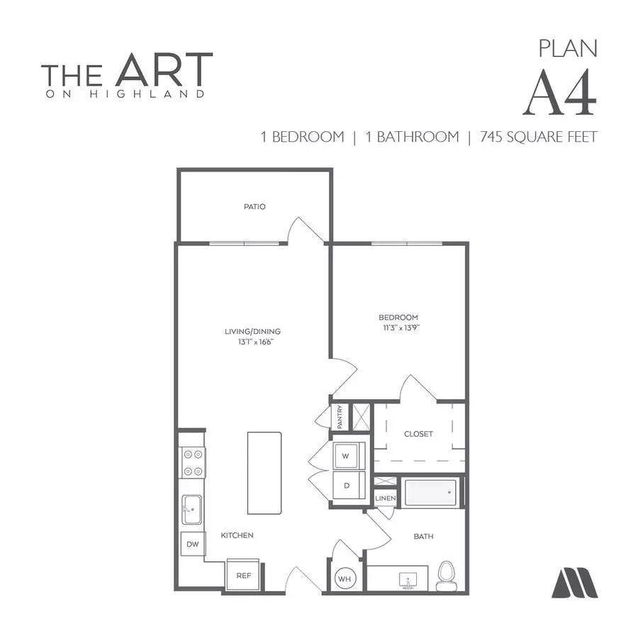 Unit 1139 1581 floor plan