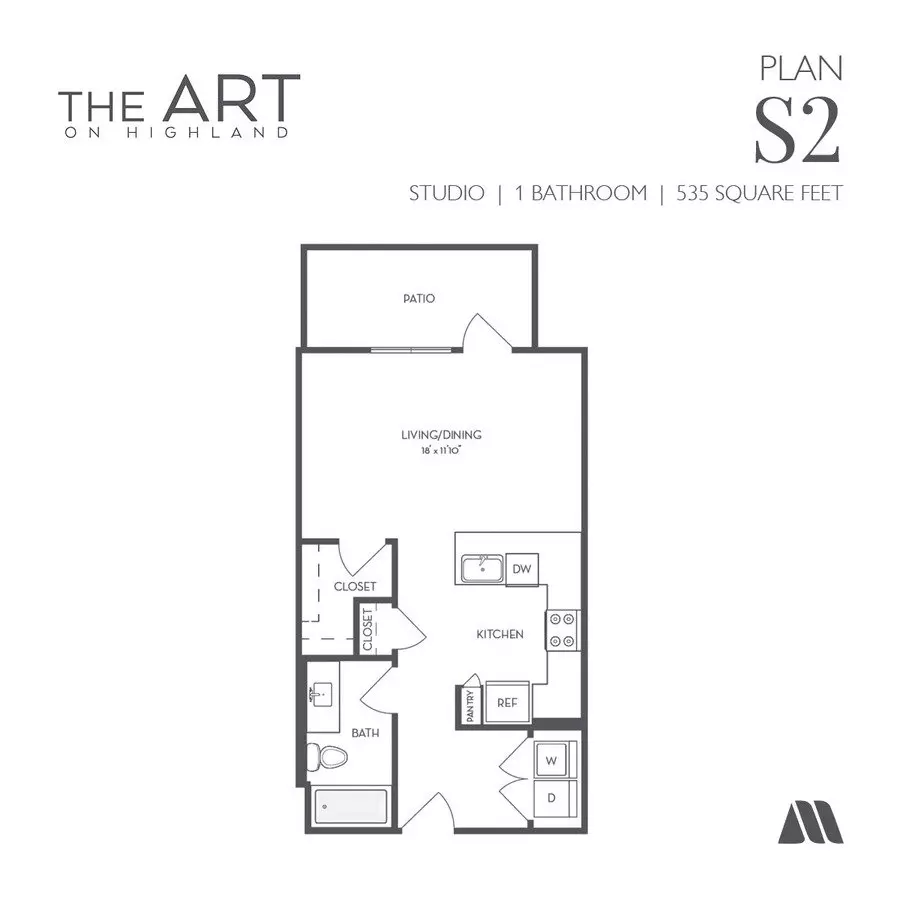Unit 1153 1421 floor plan