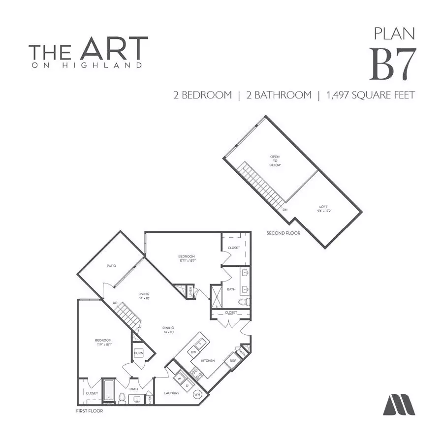 Unit 1446 1446 floor plan