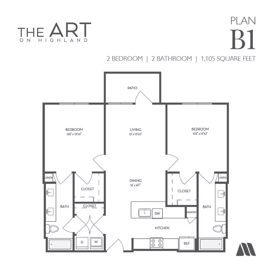Unit 1473 1113 floor plan