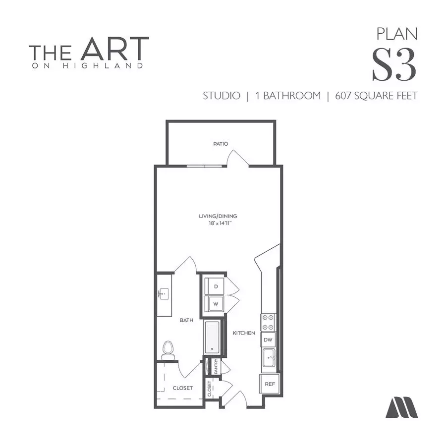 Unit 1568 1115 floor plan