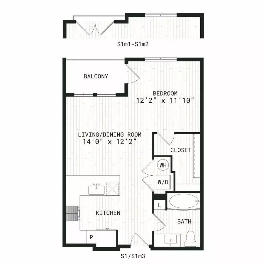 Unit 107 107 floor plan