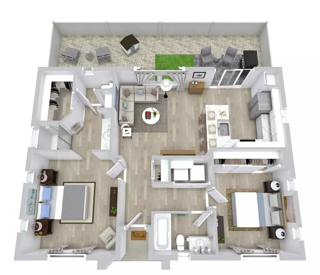 Unit 1152 1152 floor plan