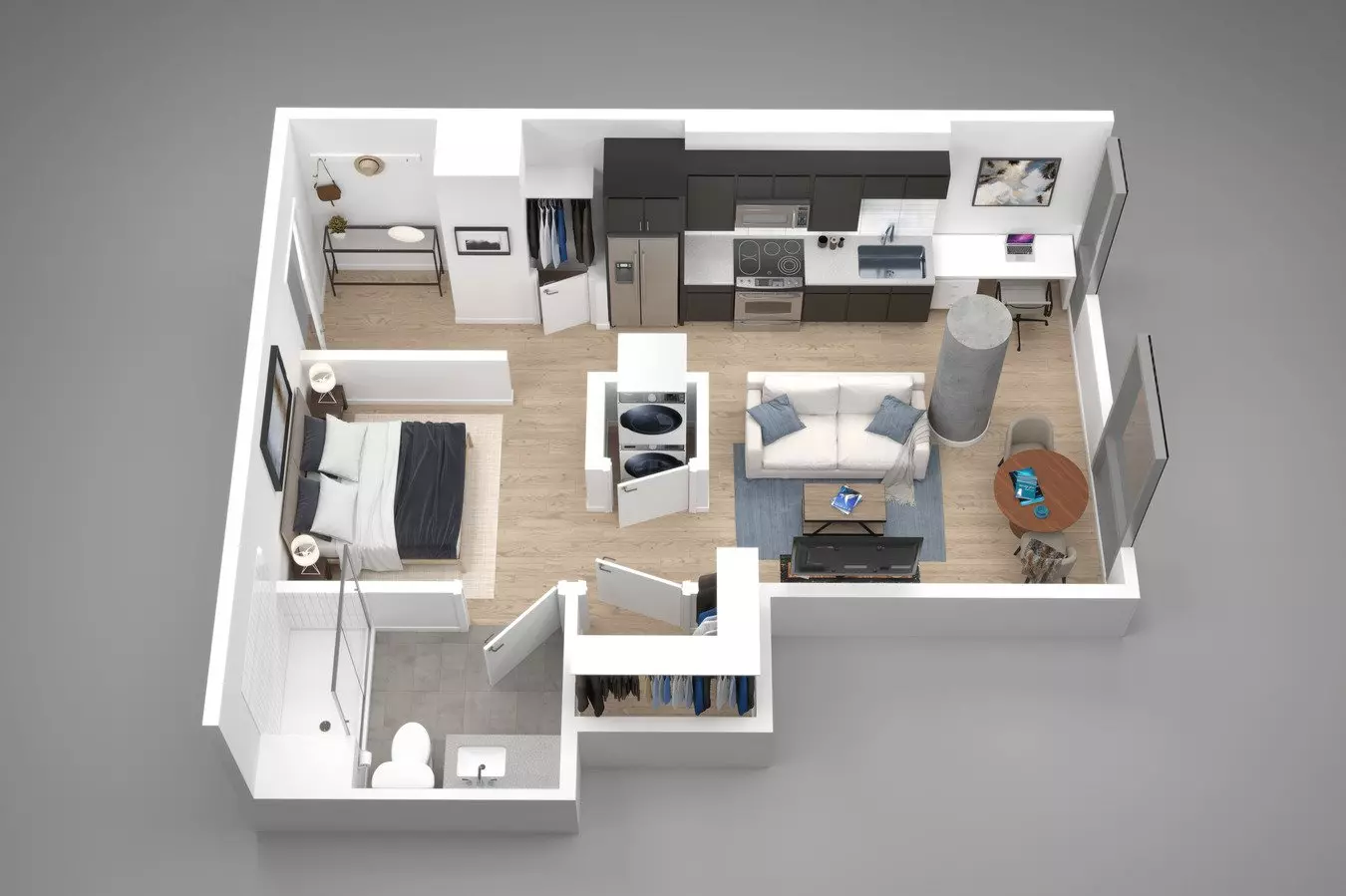 Unit 907 2406 floor plan