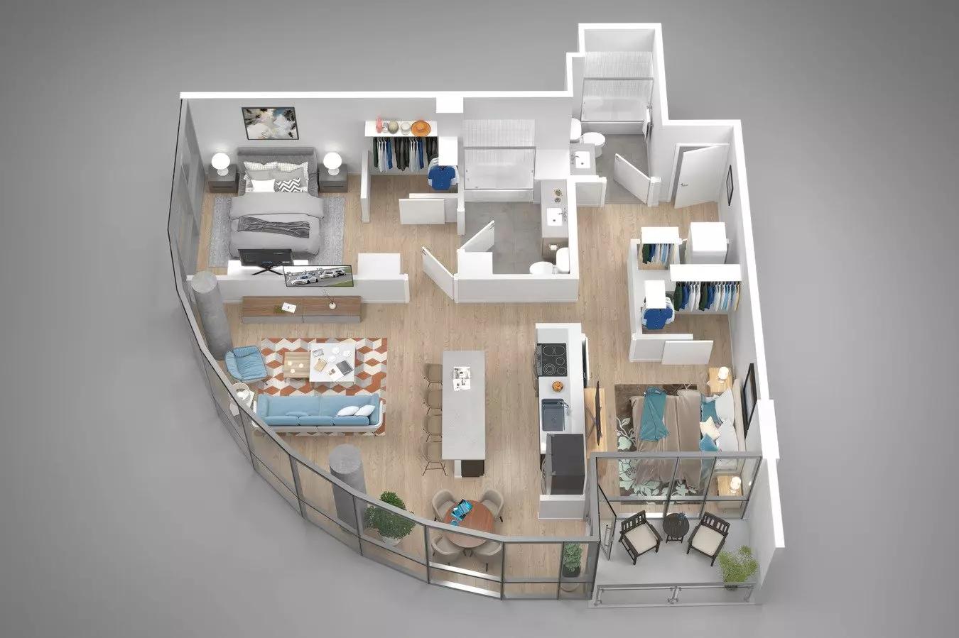 Unit 1814 2214 floor plan
