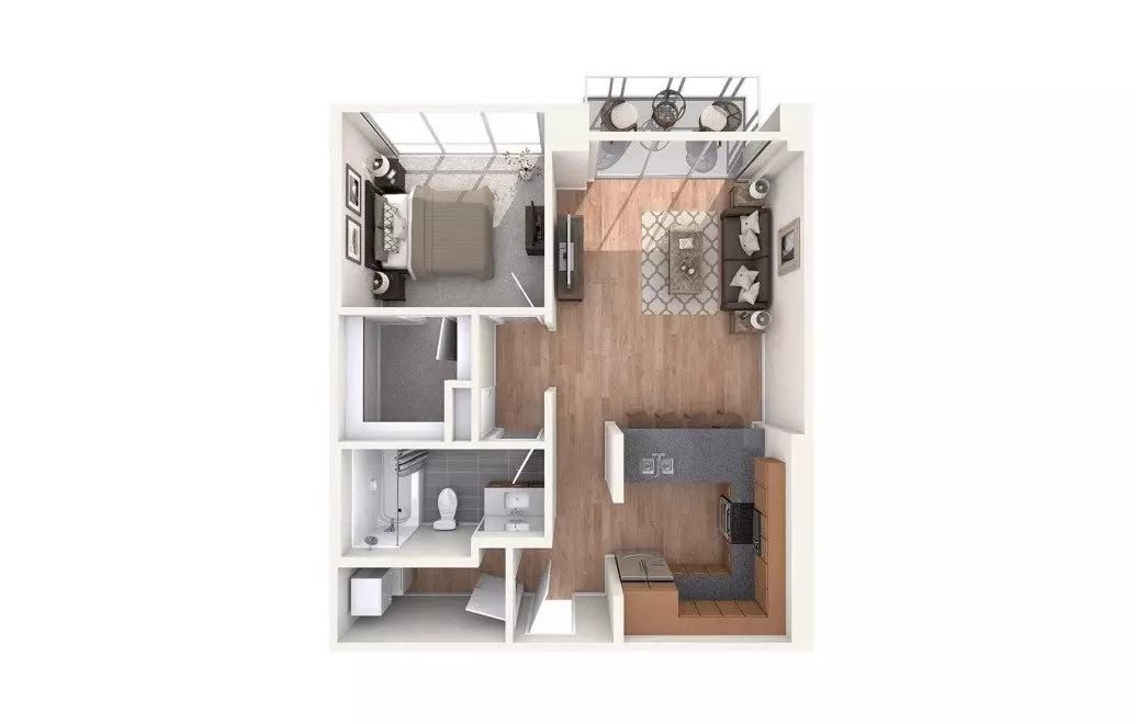 Unit 416 416 floor plan