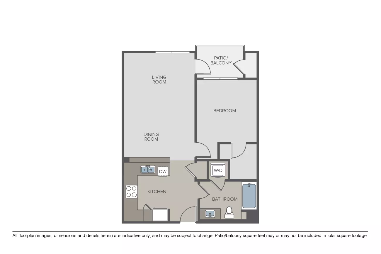 Unit H1-406 H1-406 floor plan
