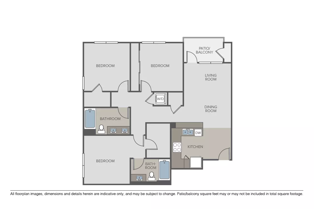 Unit H7-407 H7-407 floor plan