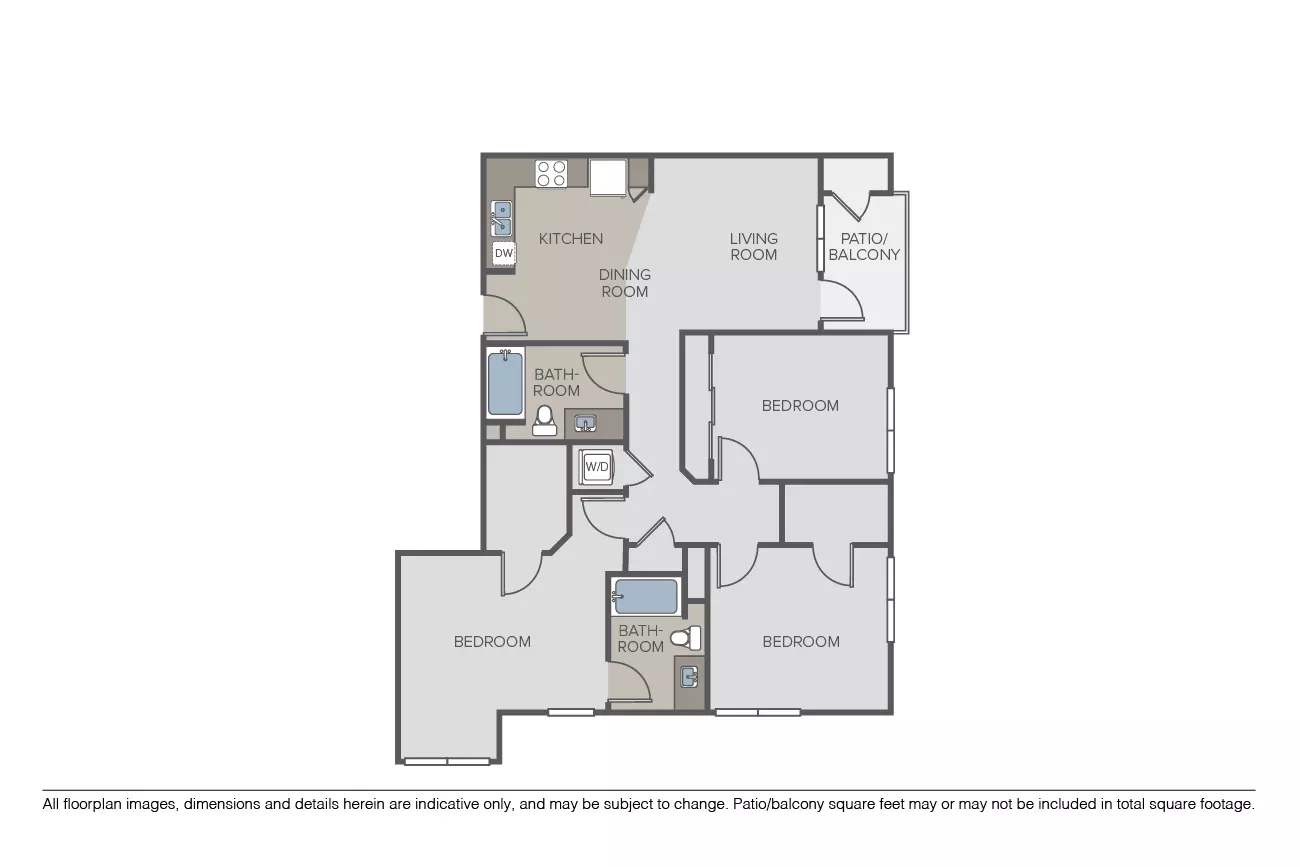 Unit H7-308 H7-308 floor plan