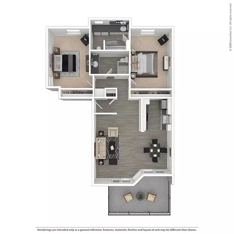 Unit 0147A 0145E floor plan