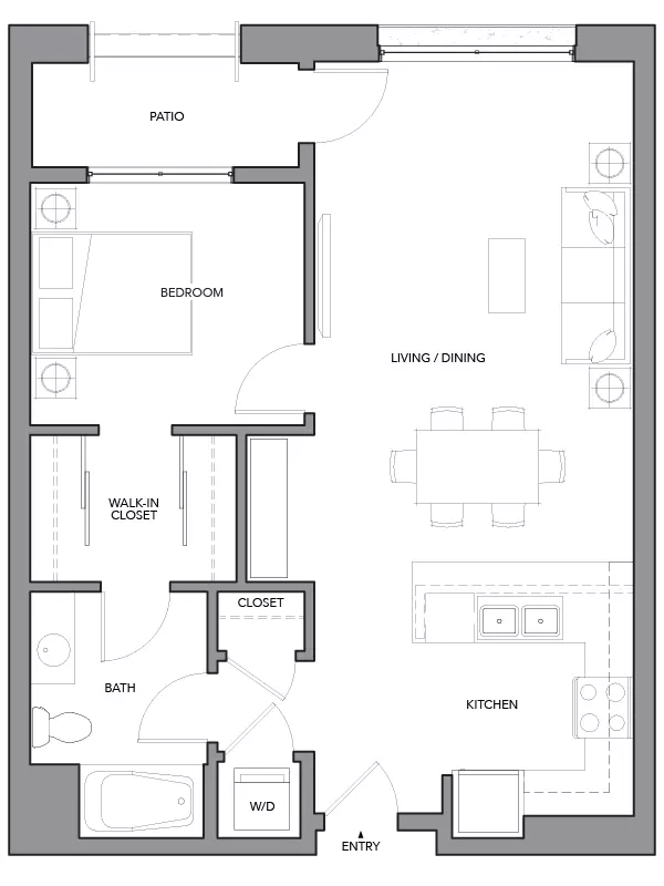 Unit 60-0340 60-0207 floor plan