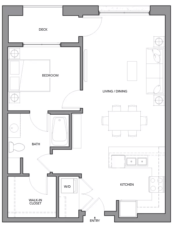 Unit 60-0154 60-0154 floor plan