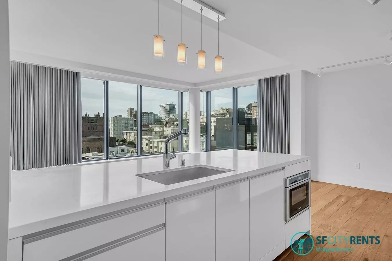 Pacific Heights: 10th Floor Corner Condo W/ Views, W/d In-unit, Parking &amp; Shared Roof Deck @ The Franklin photo 5