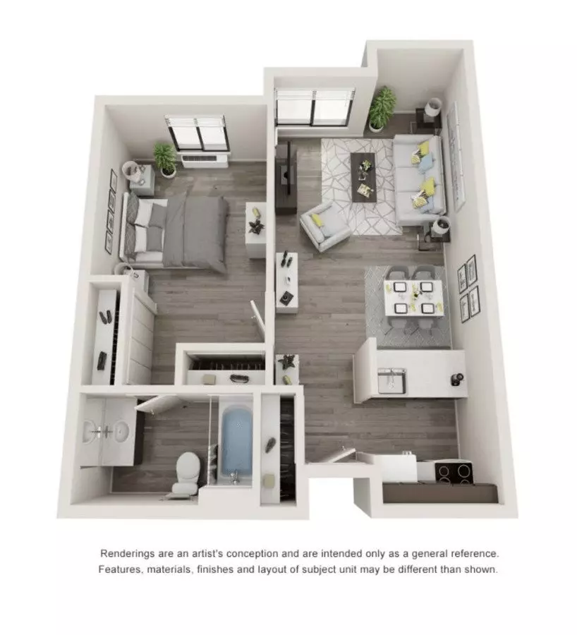 Unit - - floor plan