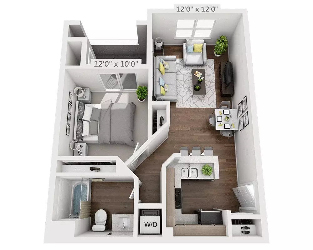 Unit 6104 6104 floor plan