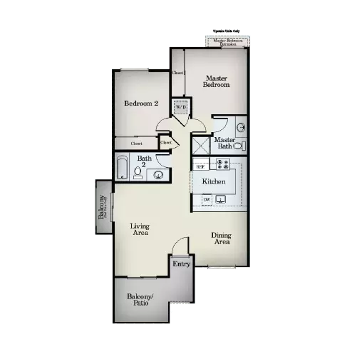 Unit - 1594 floor plan