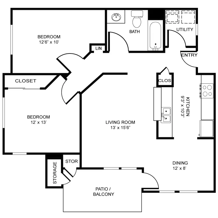 Unit 821 821 floor plan