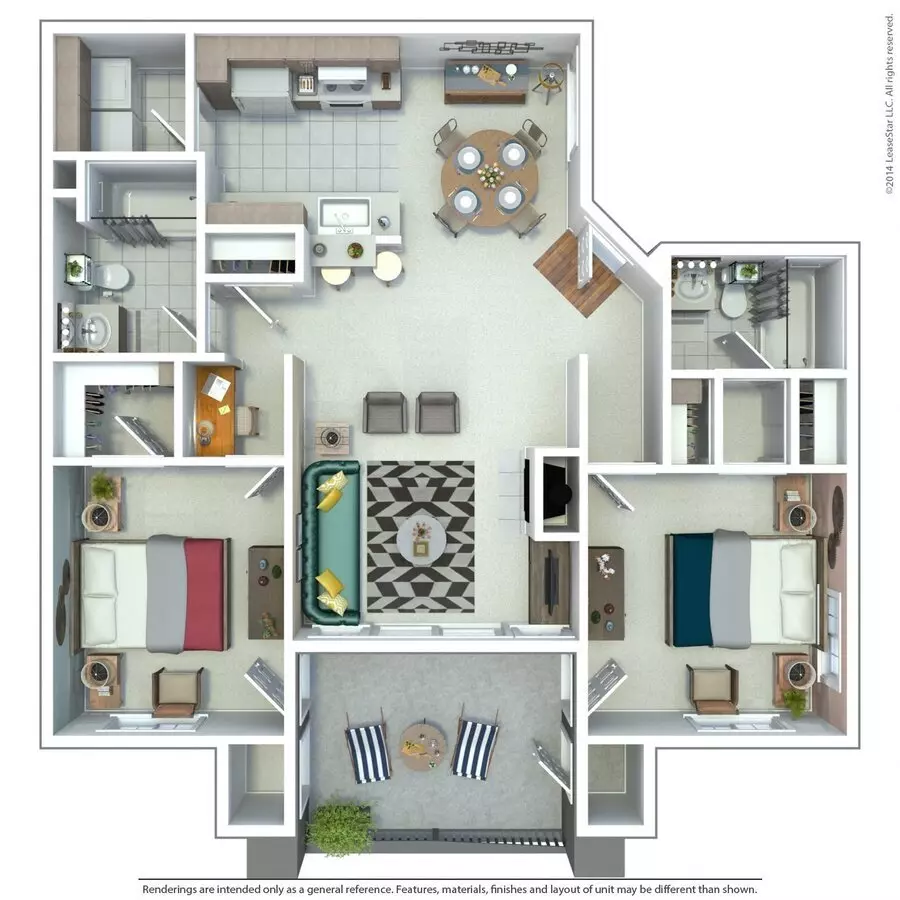 Residence 3 Luxury 203 203 floor plan