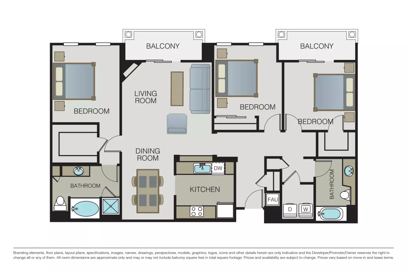 3 Beds • 2 Bath
3D Tour 4179 floor plan