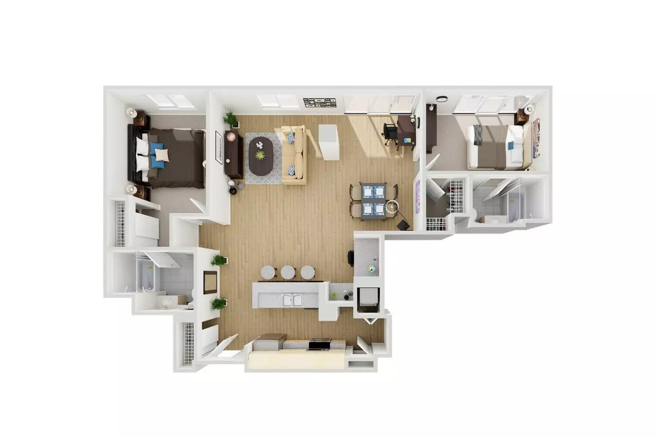 Unit 409 805 floor plan