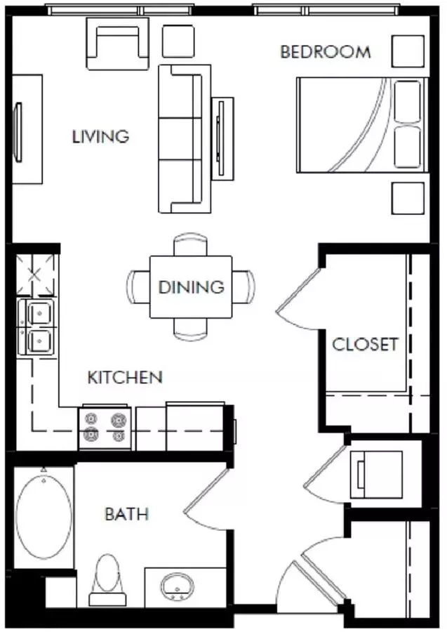 Unit 434 434 floor plan