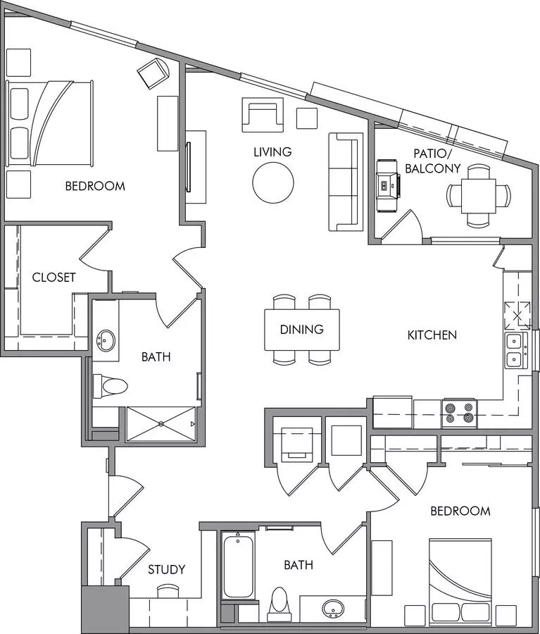 Unit 319 319 floor plan