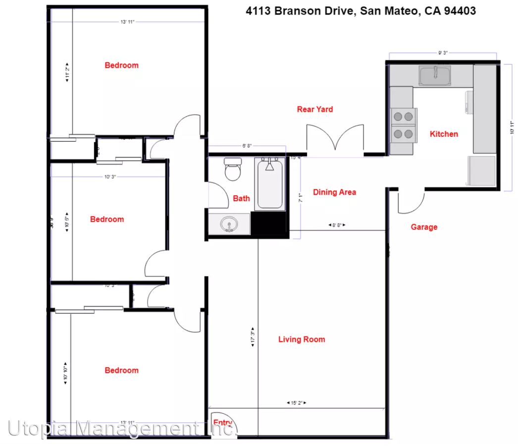 Lovely 3 Bedroom, 1 Bath Home photo 4