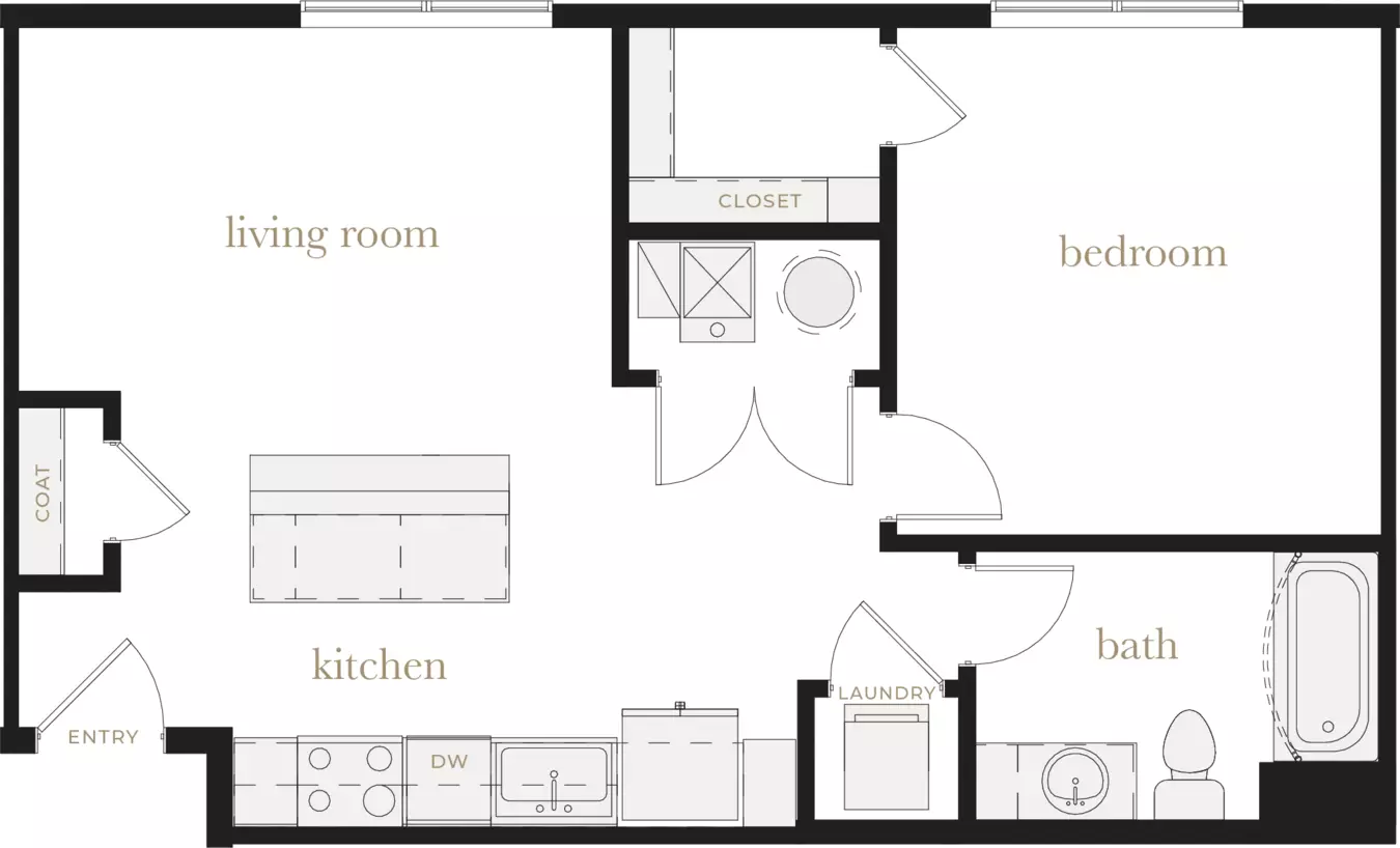 Unit 19876287 306 floor plan