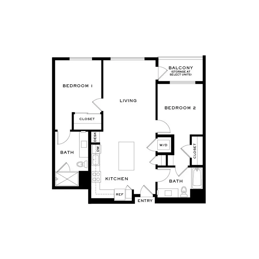 Unit 333-204 333-204 floor plan