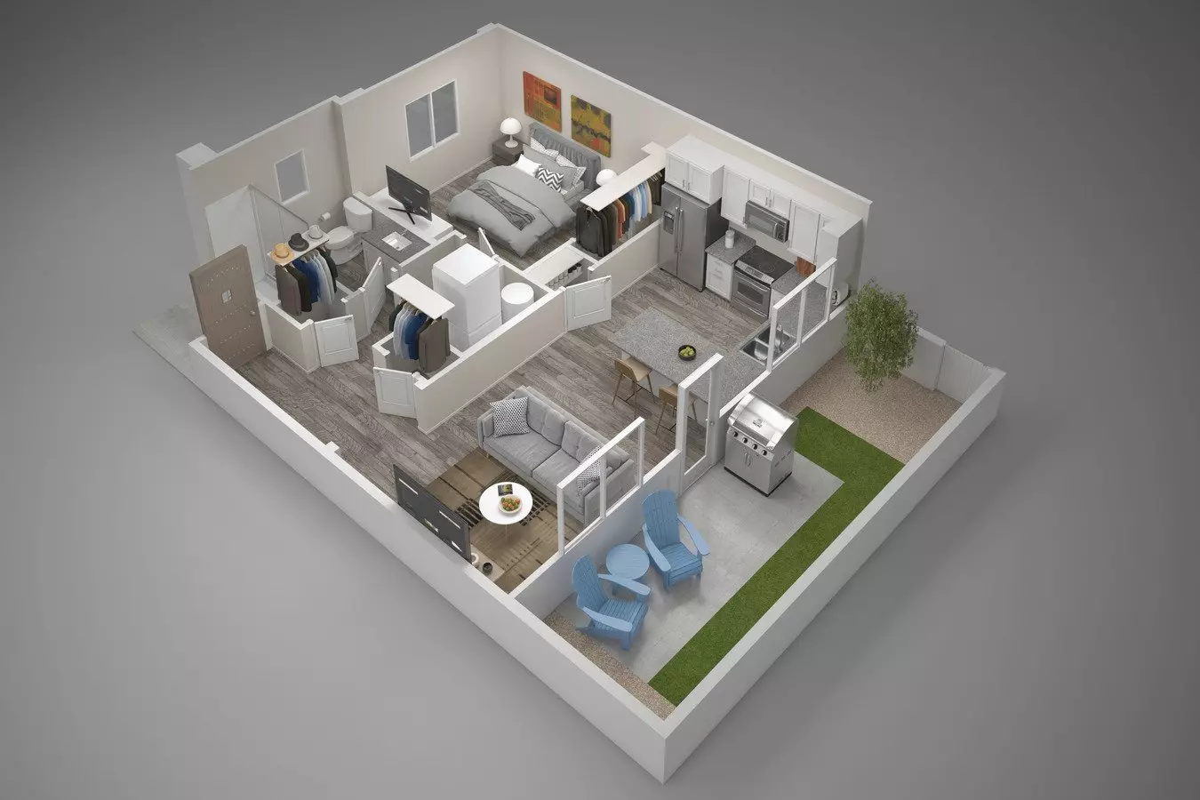 Unit 1123 1029 floor plan