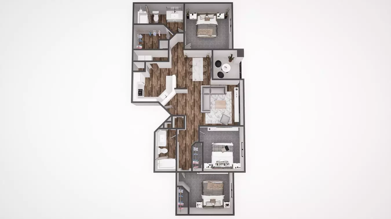 Unit 1087 1087 floor plan