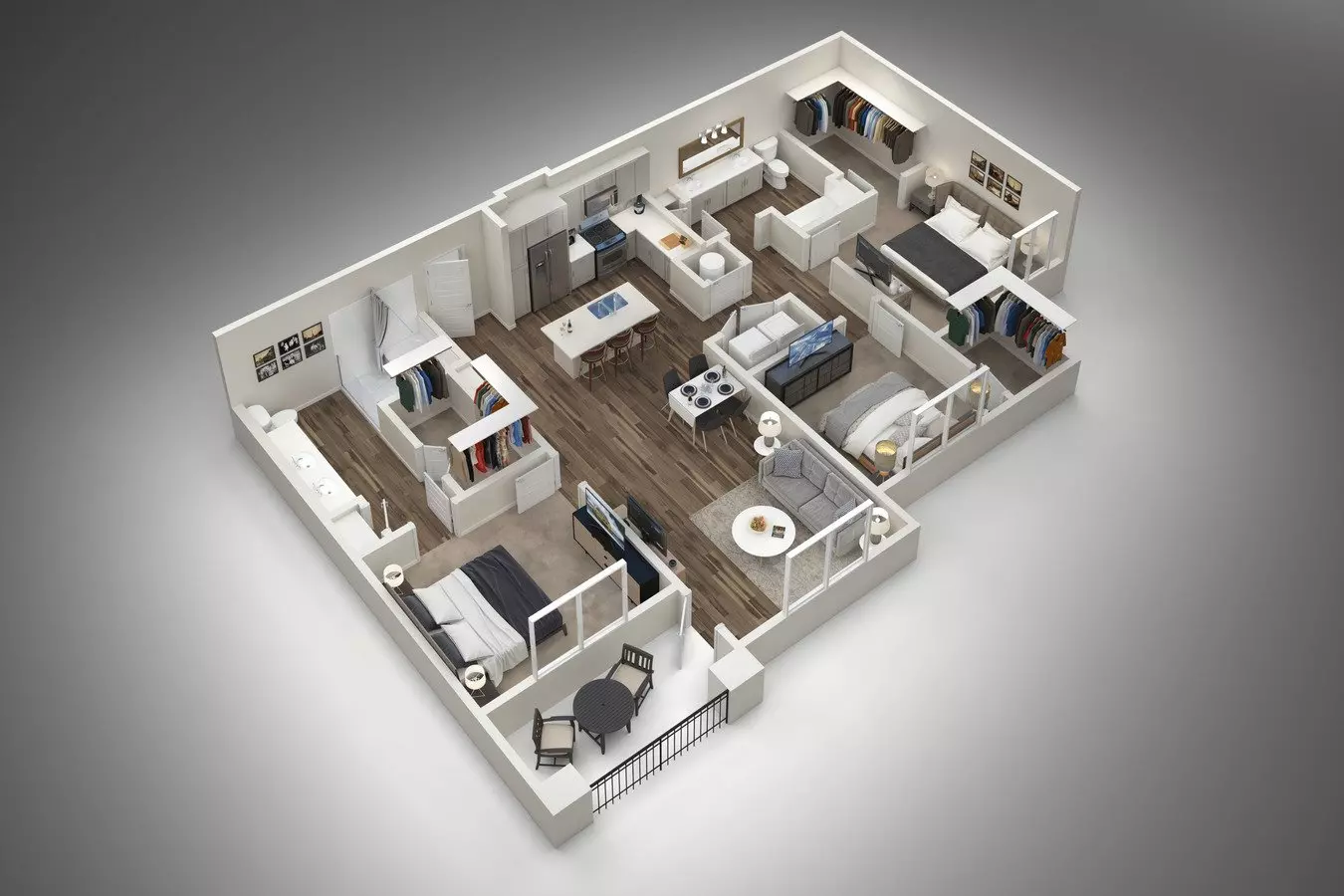 Unit 2052 3052 floor plan