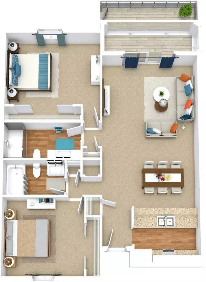 Unit 1020 1020 floor plan