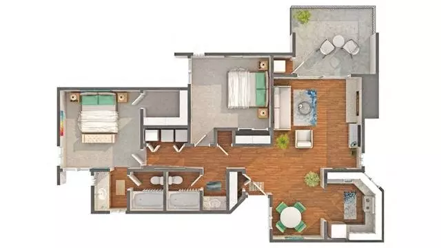 Unit 297 304 floor plan