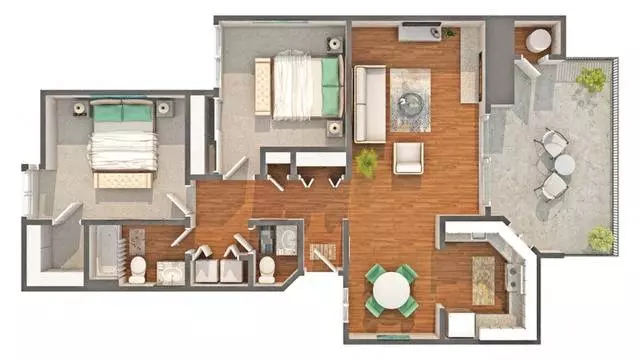 Unit 20291365 237 floor plan