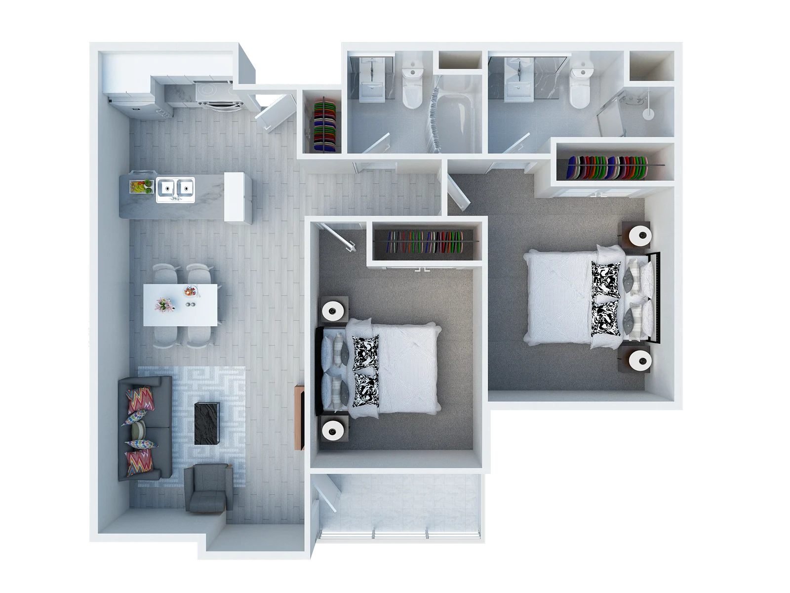 2X2 338 338 floor plan