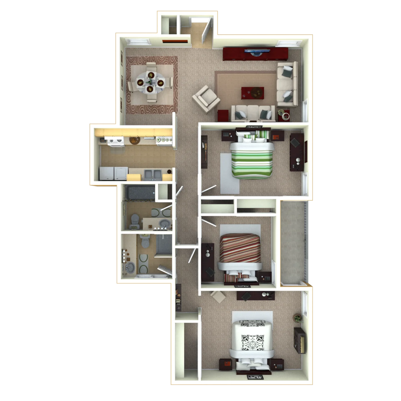 Beringer 674A 674A floor plan