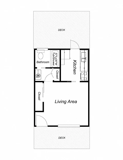 Studio - Downstairs 116 116 floor plan