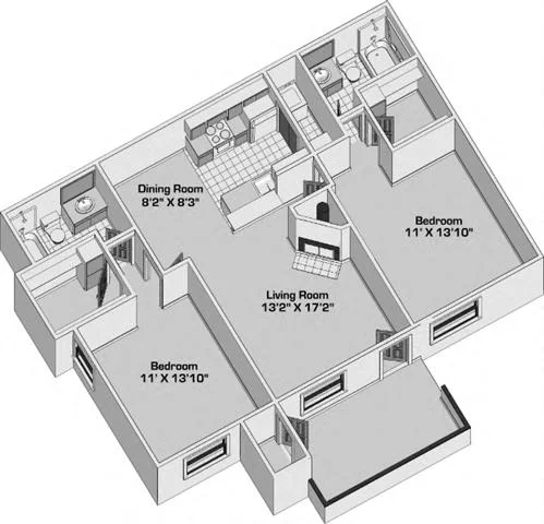 C 2032 2032 floor plan