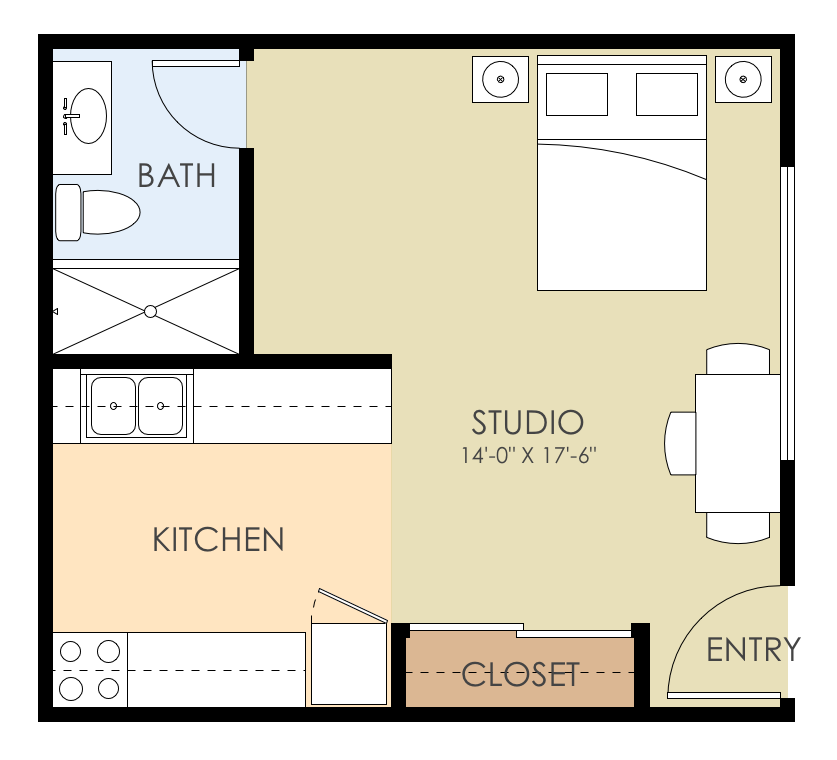 Studio 22 22 floor plan