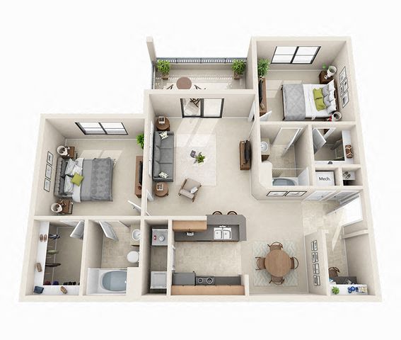 The Clare 3004 3004 floor plan