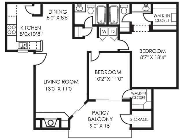 B1 8115 8115 floor plan