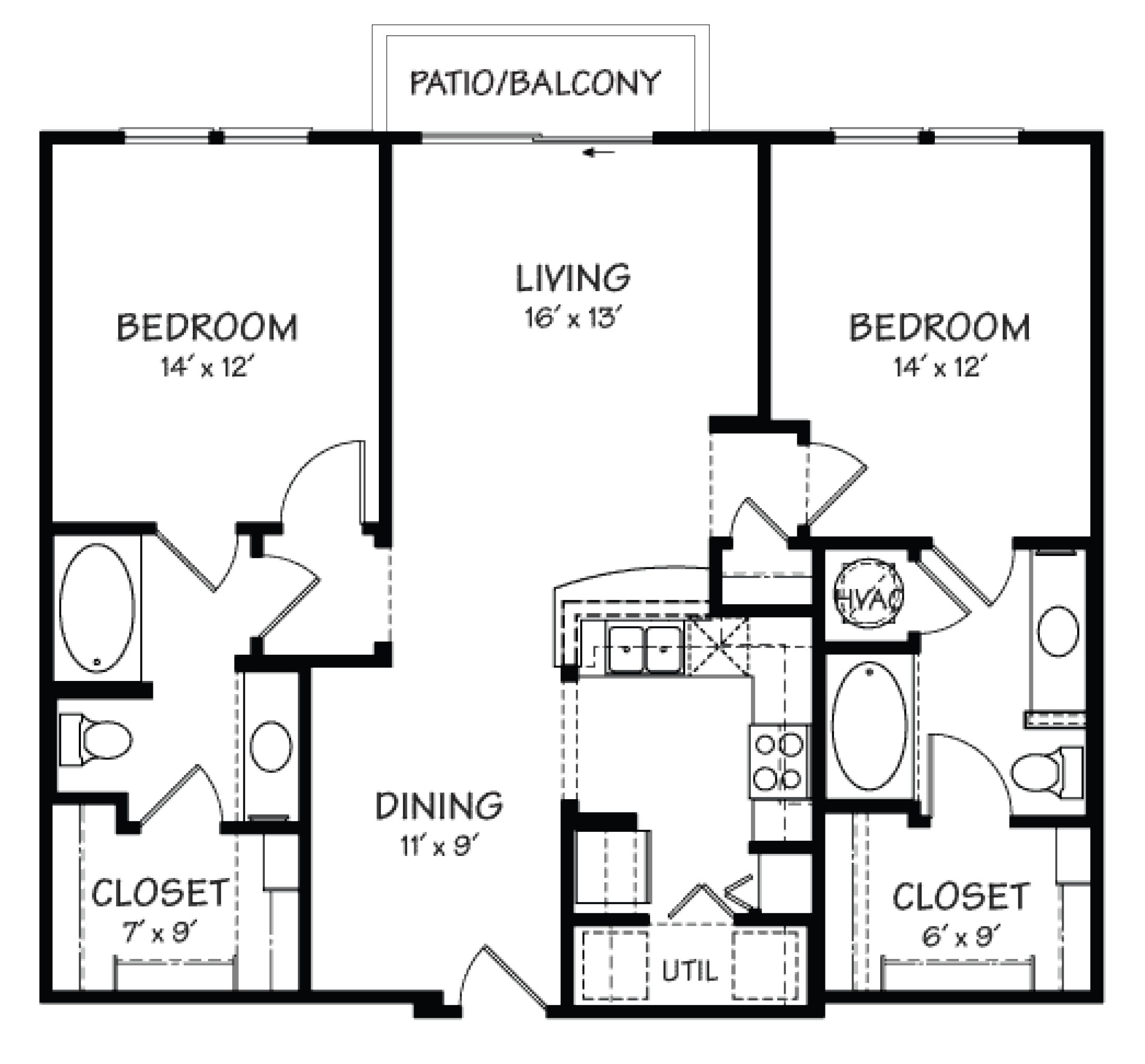 Two A 209 209 floor plan