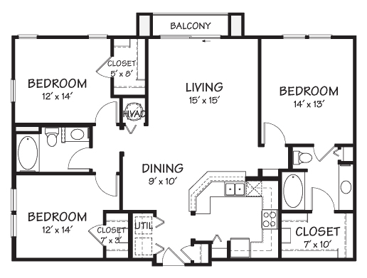 Three A 247 247 floor plan