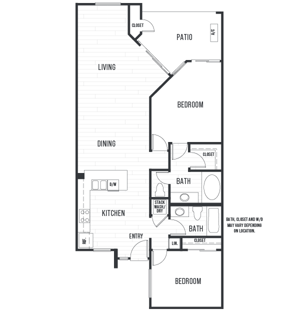 Plan 2B 3-109 3-109 floor plan